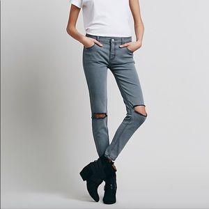 Free People coal gray jean